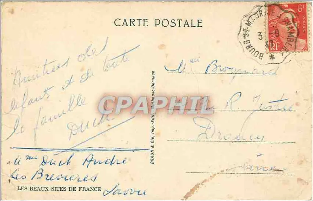 Tignes — Hotel de la Grande Motte — Braun & Cie, Imp. Edits. Dernach - Verso