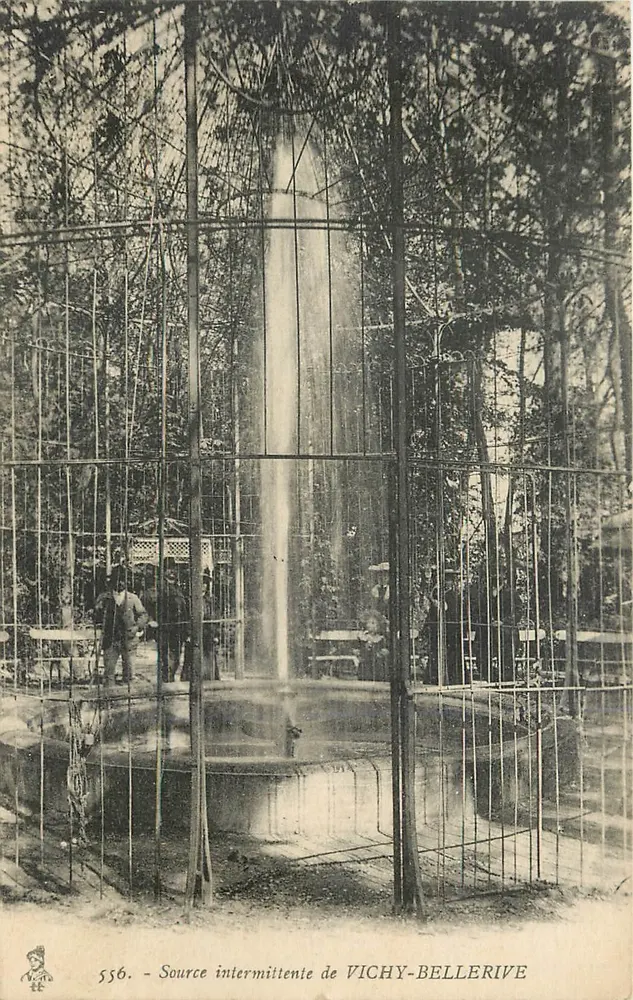 Fonte intermitente de Vichy-Bellerive — editor desconhecido, n° 556 - Frente