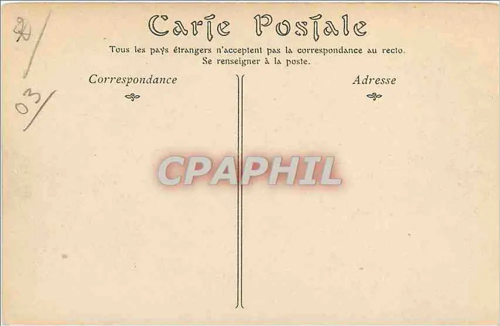 Vichy — A Restauração — ND Phot - Verso