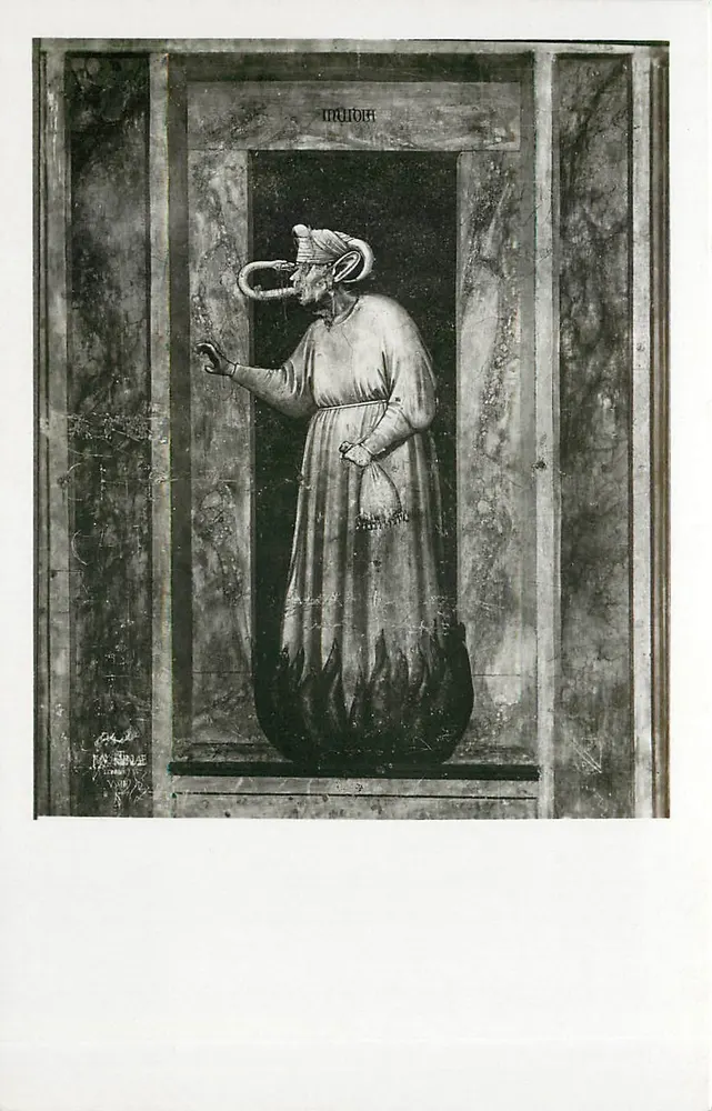 Padoue - Cappella degli Scrovegni all'Arena - L'Invidia (Giotto) - Recto