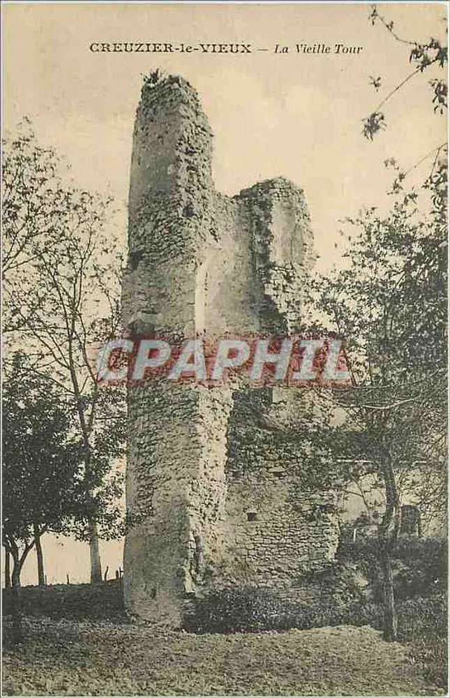 Creuzier-le-Vieux — Die Alte Turm - Vorderseite