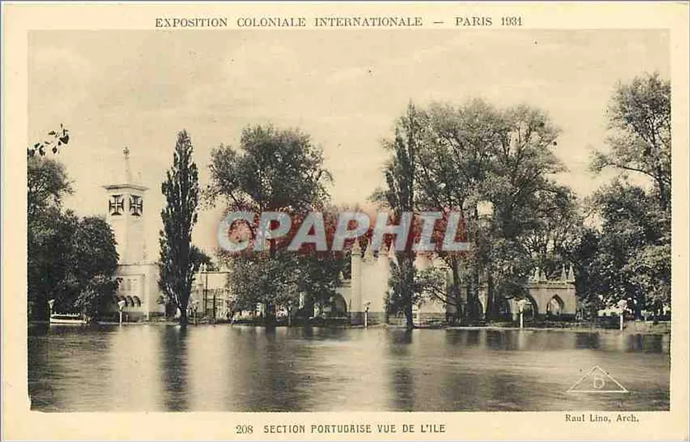 Portugiesische Sektion von der Insel — Internationale Kolonialausstellung — Paris 1931 - Vorderseite