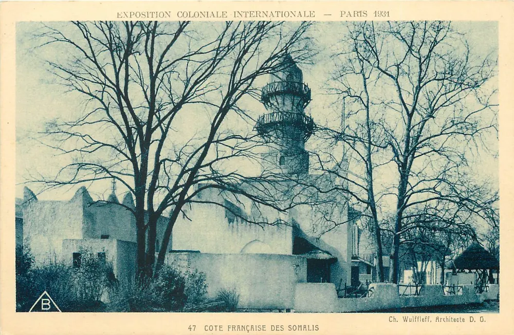 Französische Küste der Somalis — Internationale Kolonialausstellung — Paris 1931 - Vorderseite