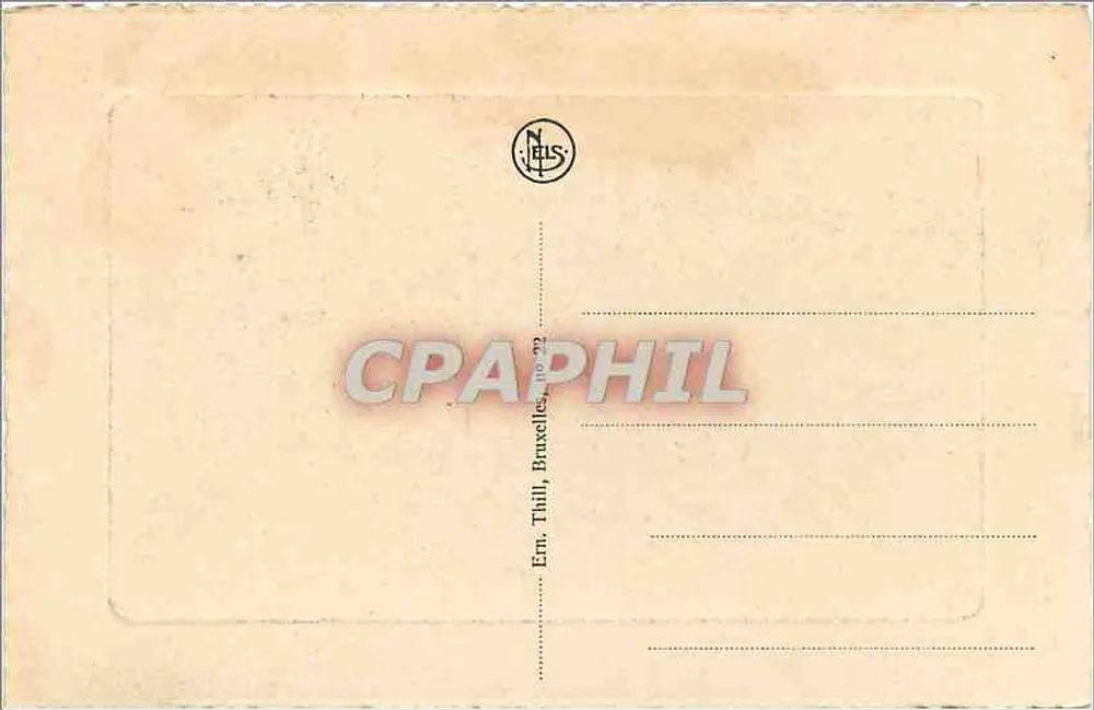 Bruselas - Iglesia de Santa Gudula — editor Thill, n° 22 - Reverso