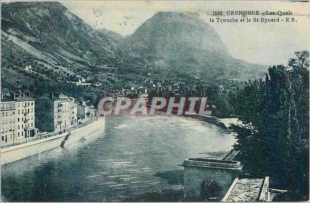 Grenoble - Os Quais — La Tronche e o St-Eynard - E.R. - Frente