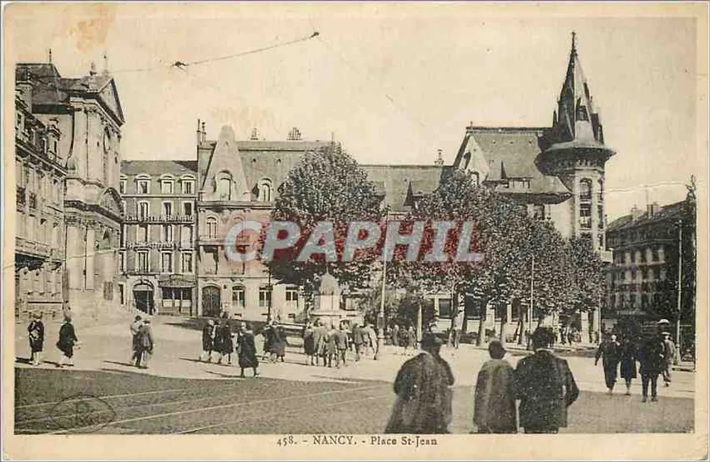 NANCY — Place Saint-Jean — Édition d'Art, Nancy, n° 458 - Frente