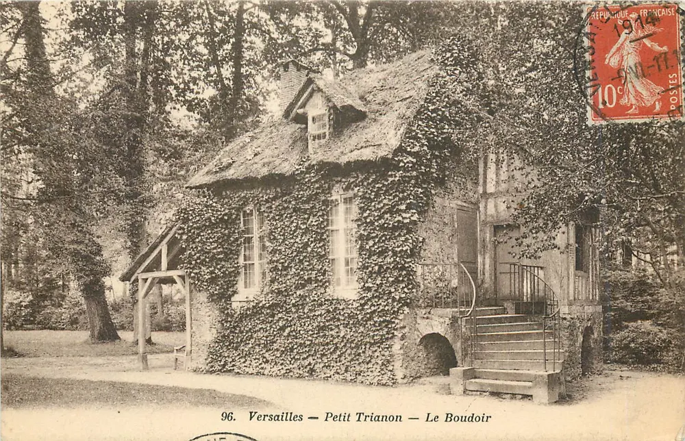 Versailles — Petit Trianon — Le Boudoir — Editor: 96. Versailles — Petit Trianon — Le Boudoir - Frente