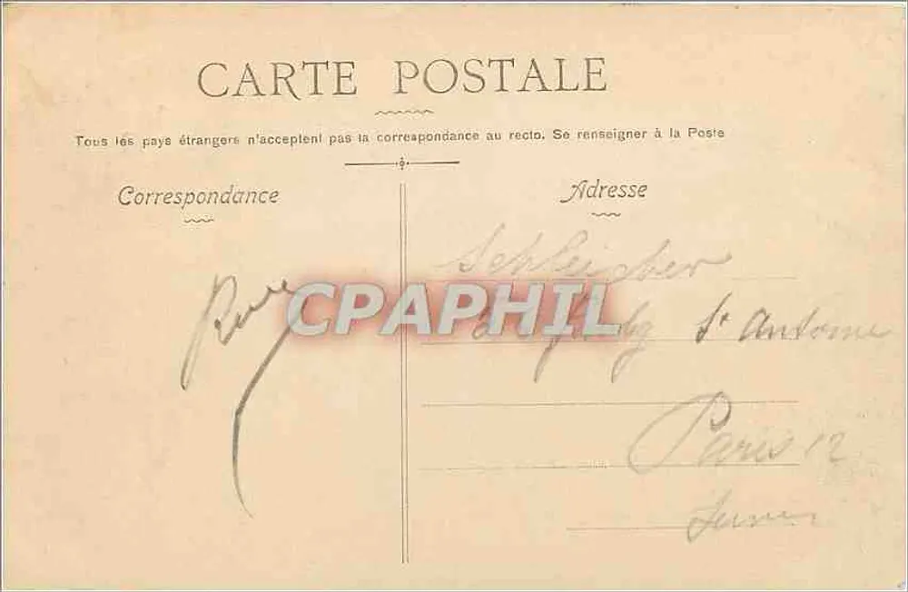 Lourdes — A Processão — CLAT, N° 20 - Verso