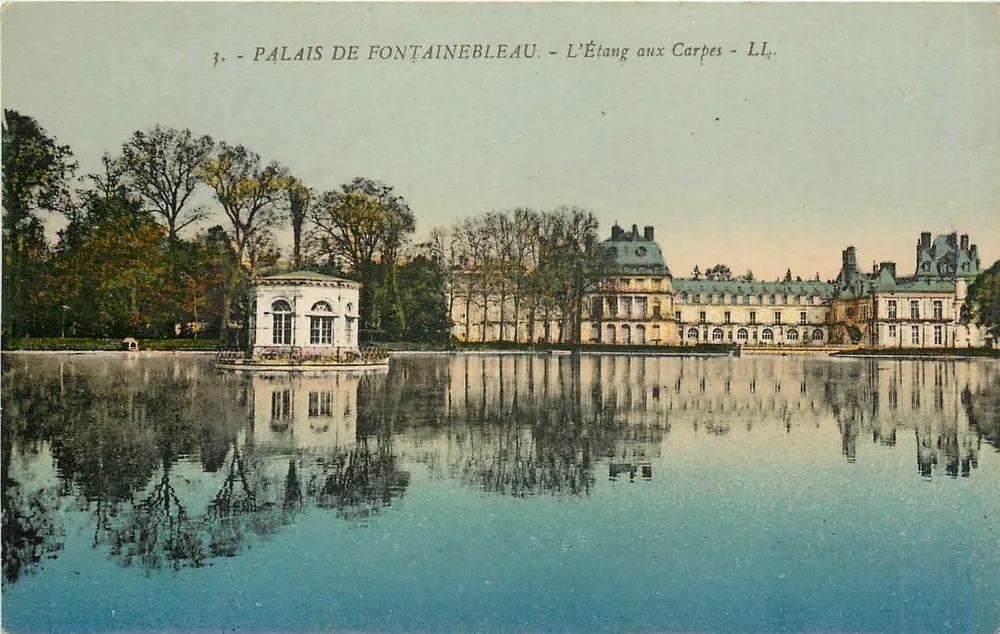 Palais de Fontainebleau — L'Étang aux Carpes — LL4 - Recto