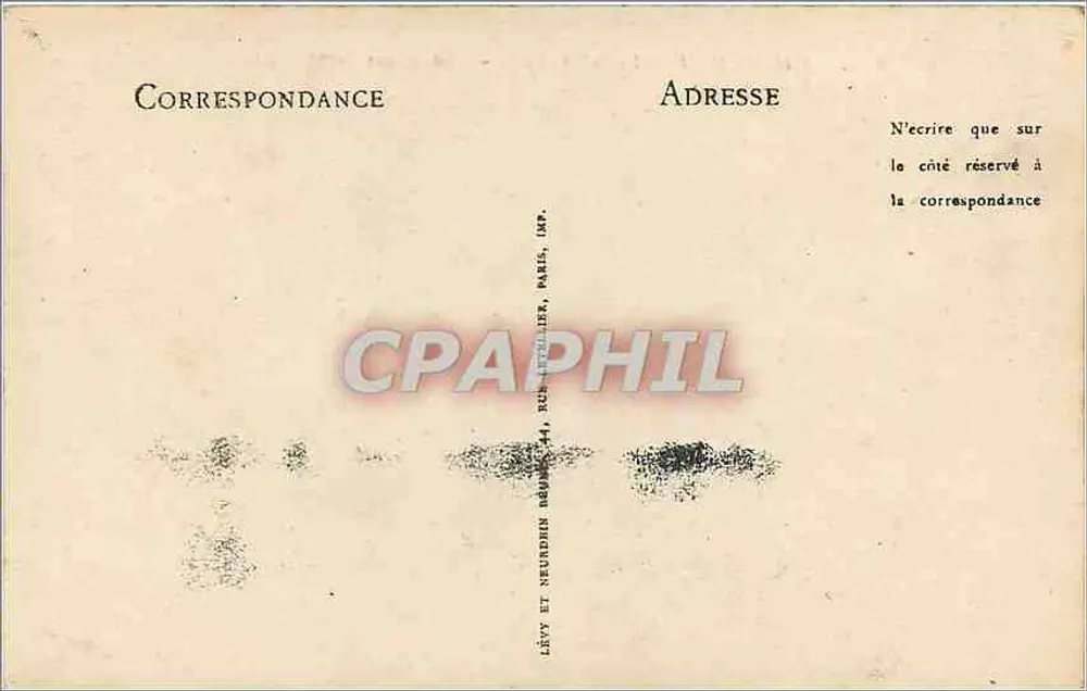 Palais de Fontainebleau — L'Étang aux Carpes — LL4 - Verso