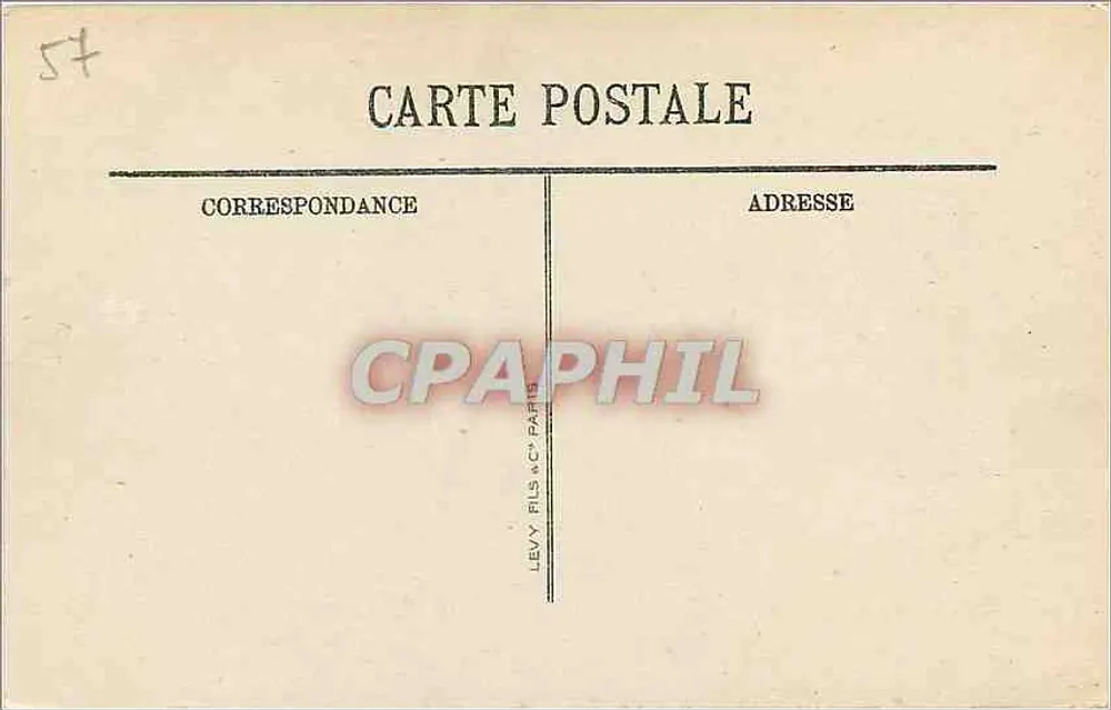 Metz — Fontein van de Esplanade — LL. — n°65 - Achterkant