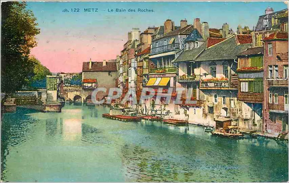 Metz — Le Bain des Roches — Éditions de la Poste - Voorkant