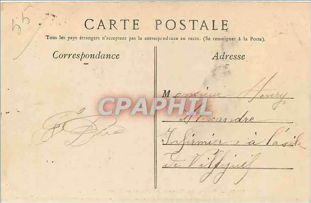 Verdun — Palácio de Justiça e Quartel Alexandre d'Abel — Edição das Grandes Novidades — Verdun - Verso
