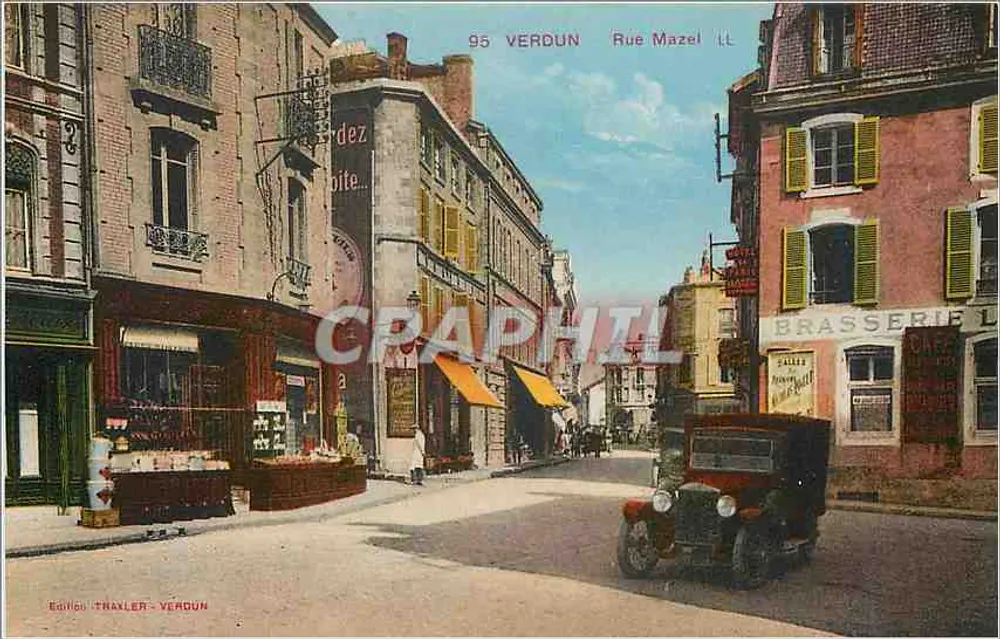 Verdun — Rue Mazel — Wydawca Trailer-Verdun - Awers