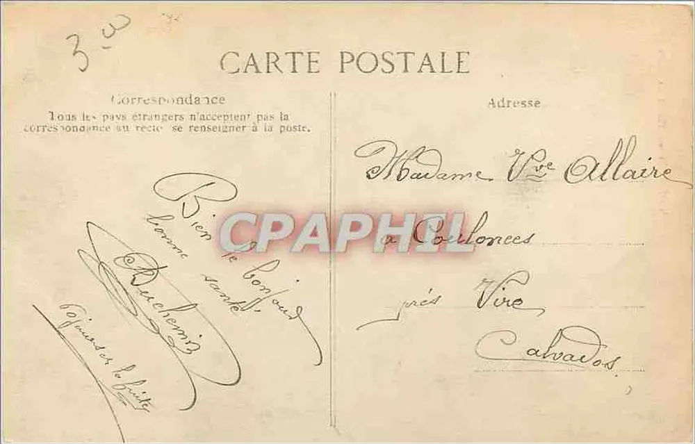 Verdun — Hotel de Ville — J. Debergue, editor, Verdun - Verso