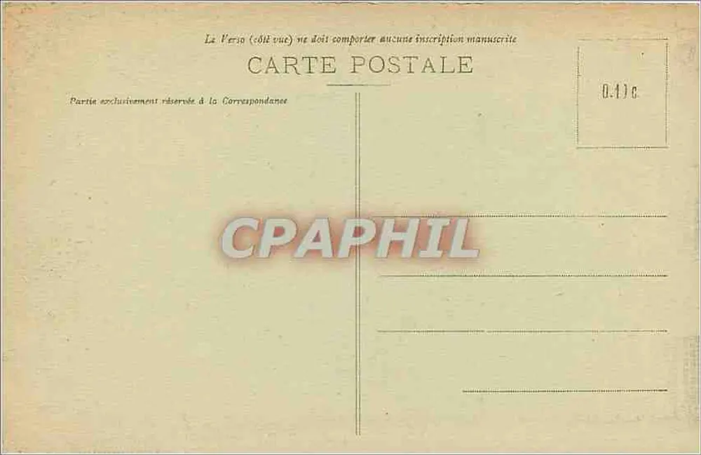 Contrexéville - As Capelas no Parque - D. D. - Verso