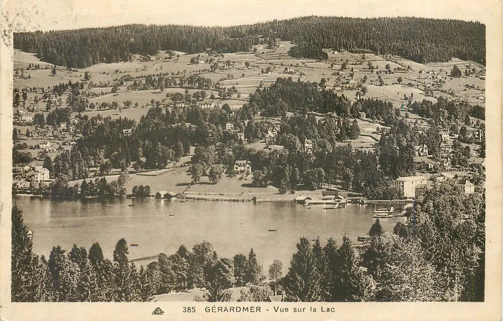 Gérardmer - Vista sobre o Lago — 385 — Editor não identificado - Frente