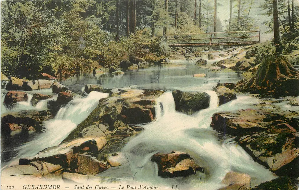 Gérardmer — Saut des Cuves — Le Pont d'Amour — LL. - Recto