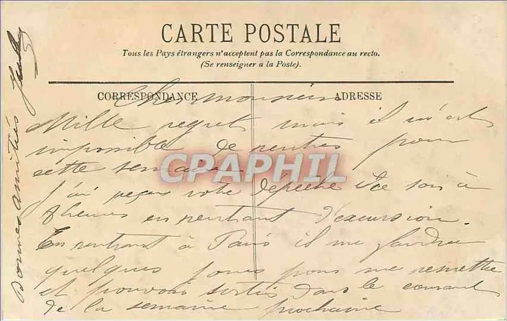 Gérardmer — Saut des Cuves — Le Pont d'Amour — LL. - Verso