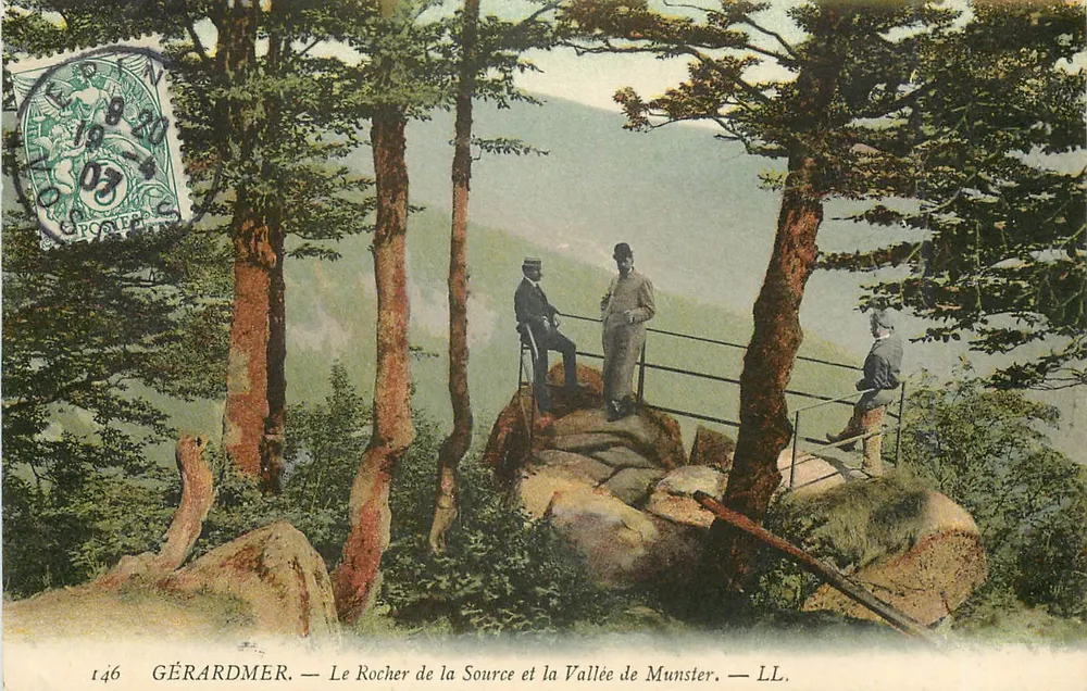 Gérardmer — O Rocher de la Source e a Vale de Munster — LL. — n°146 - Frente