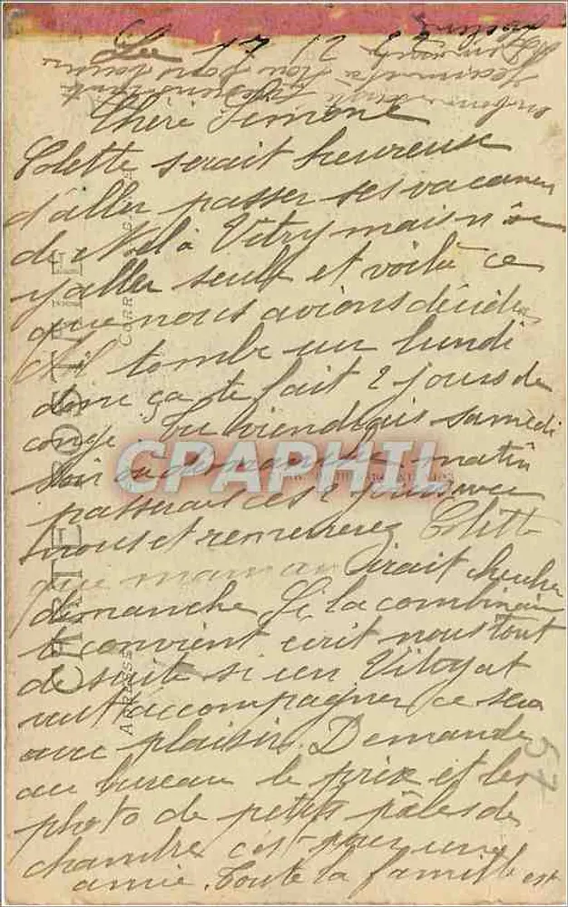 Metz — A Catedral (Porta principal) — Editor B.D. n°3 - Verso