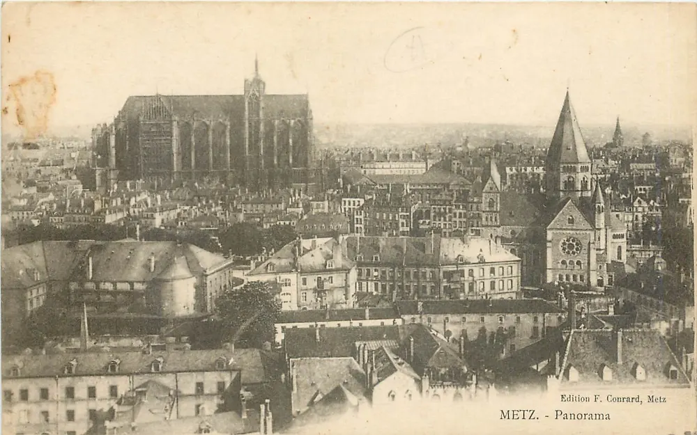 Metz - Panorama — Edição F. Conrard, Metz - Frente