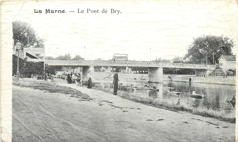 La Marne — Le Pont de Bry. — Éditeur : La Marne. N° de série : 94. - Frente