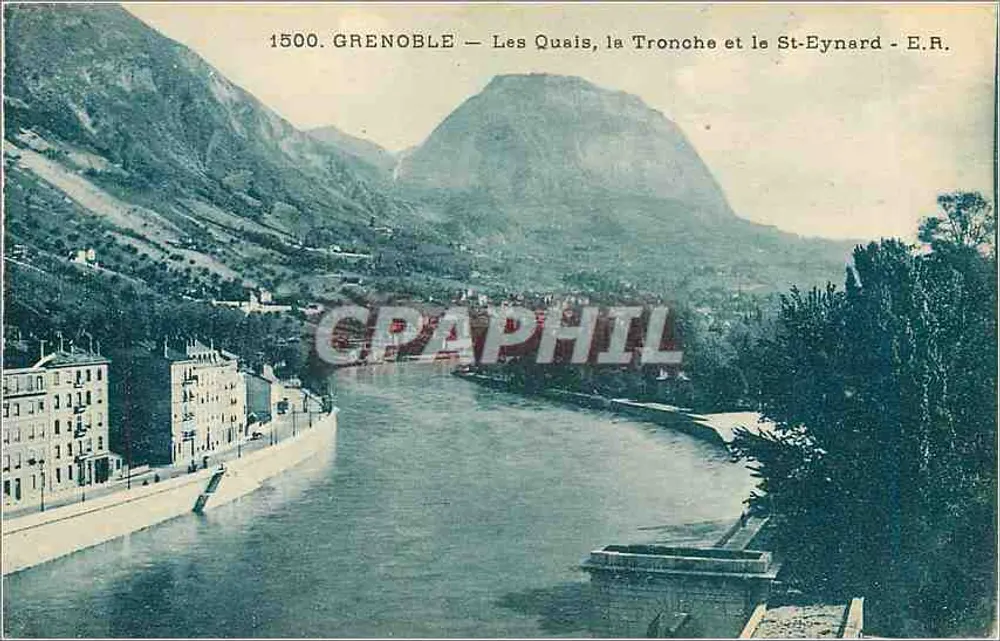 Grenoble — I Moli, la Tronche e il St-Eynard — E.R. - Recto