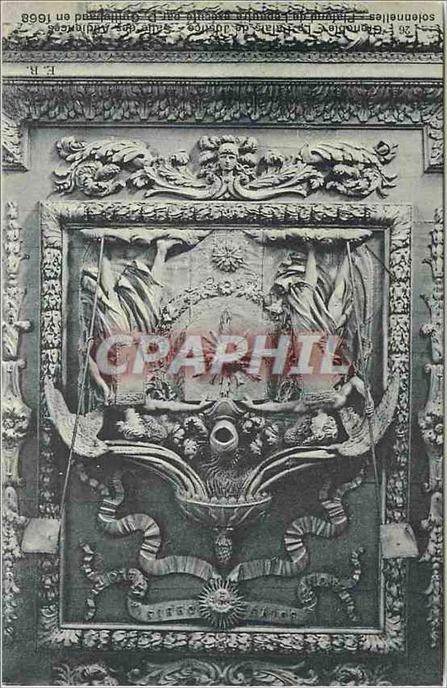 Fresque solennelle - Salas das Justiças - Grenoble - Executada por L. Gauthier em 1668 - Frente