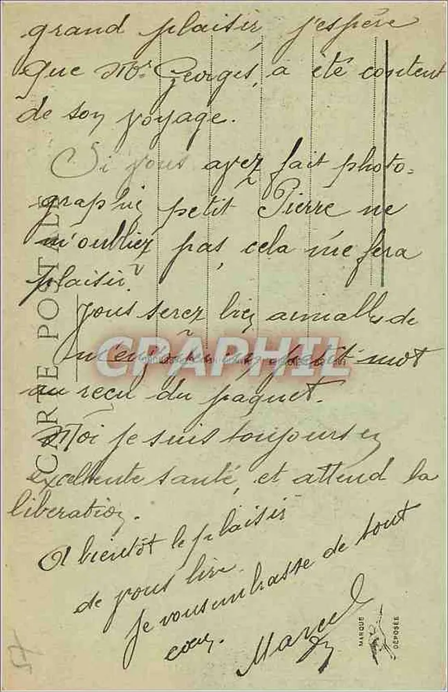 Metz - A Catedral — visão da catedral gótica com inscrição bilingue - Verso