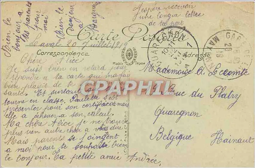 A Porta Beucheresse — LaVAL — LL - Verso