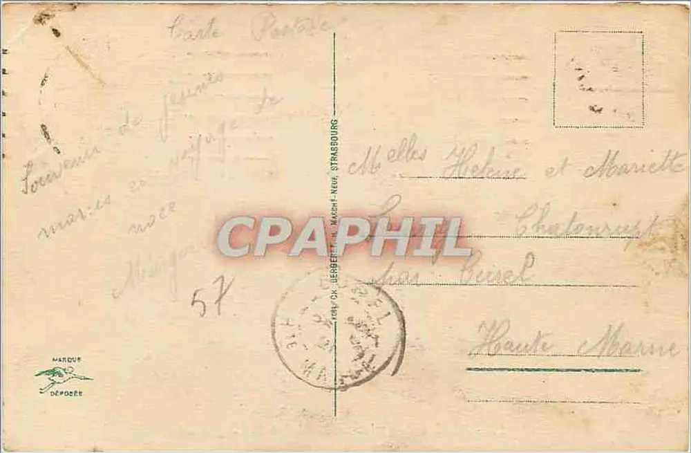 METZ - Vue prise du Belvédère de l'Esplanade — 53 — éditeur non visible - Verso