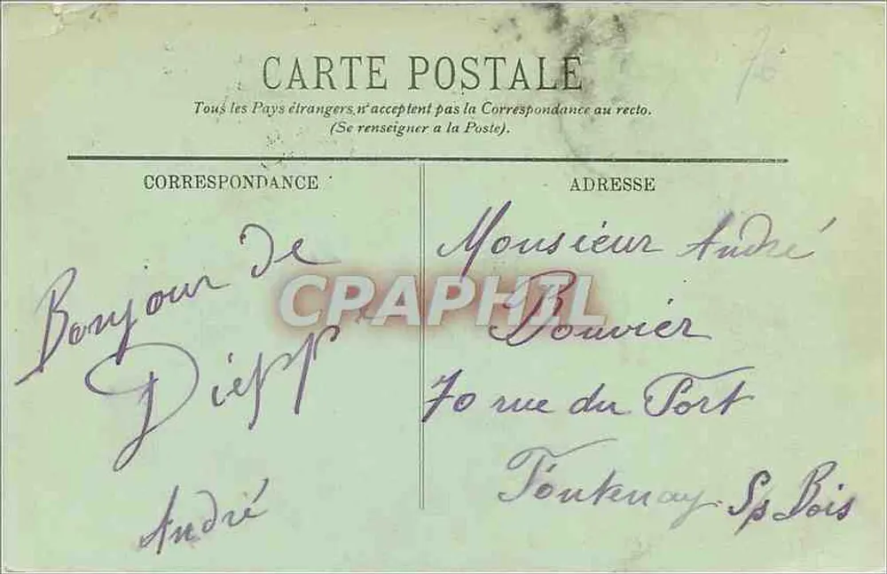Dieppe — O Casino — L.L. - Verso