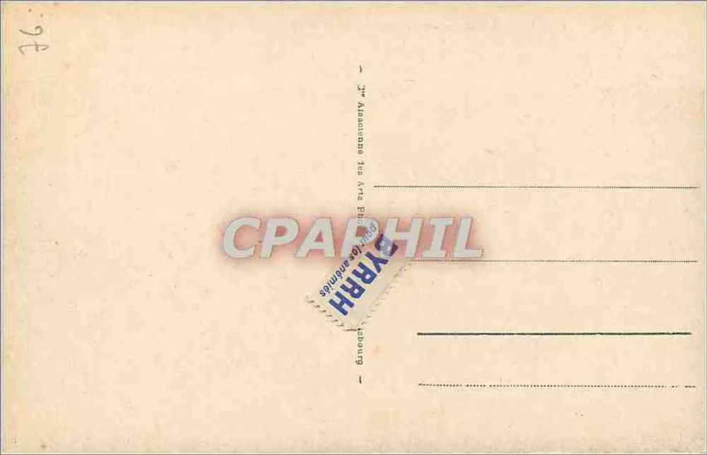 Le Tréport - Vista geral da Praia — editor anônimo, n° 42 - Verso