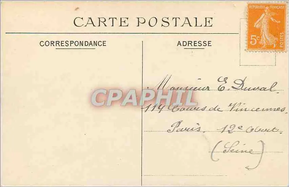 Le Tréport — Le Quai et le Port — C.A.B. - Verso
