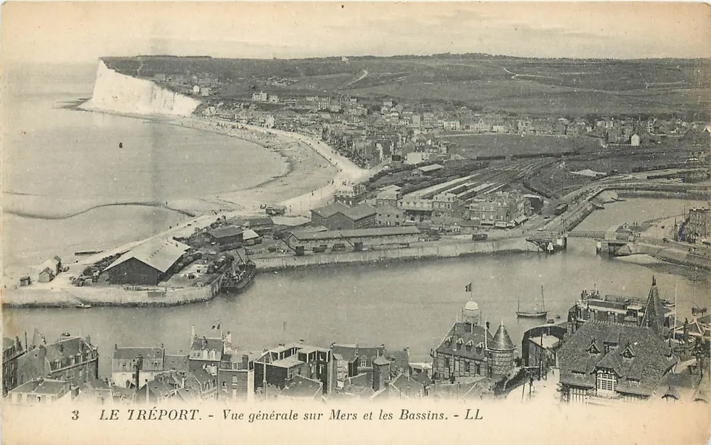 Le Tréport - Allgemeiner Blick auf Mers und die Bassins - LL - Vorderseite