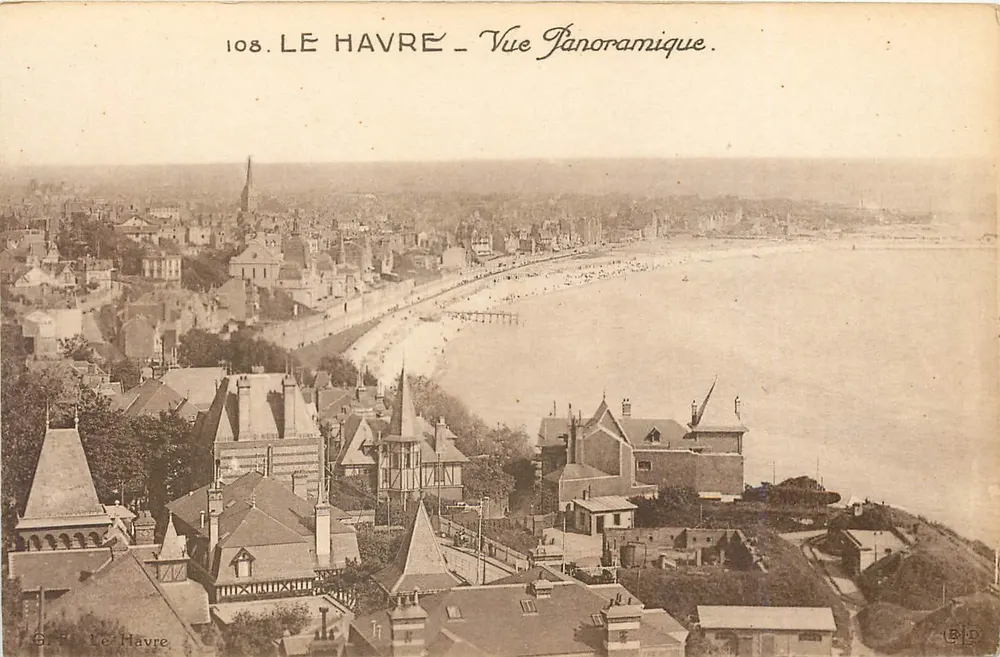Le Havre — Vista panoramica — G. H. Le Havre, n° 108 - Recto