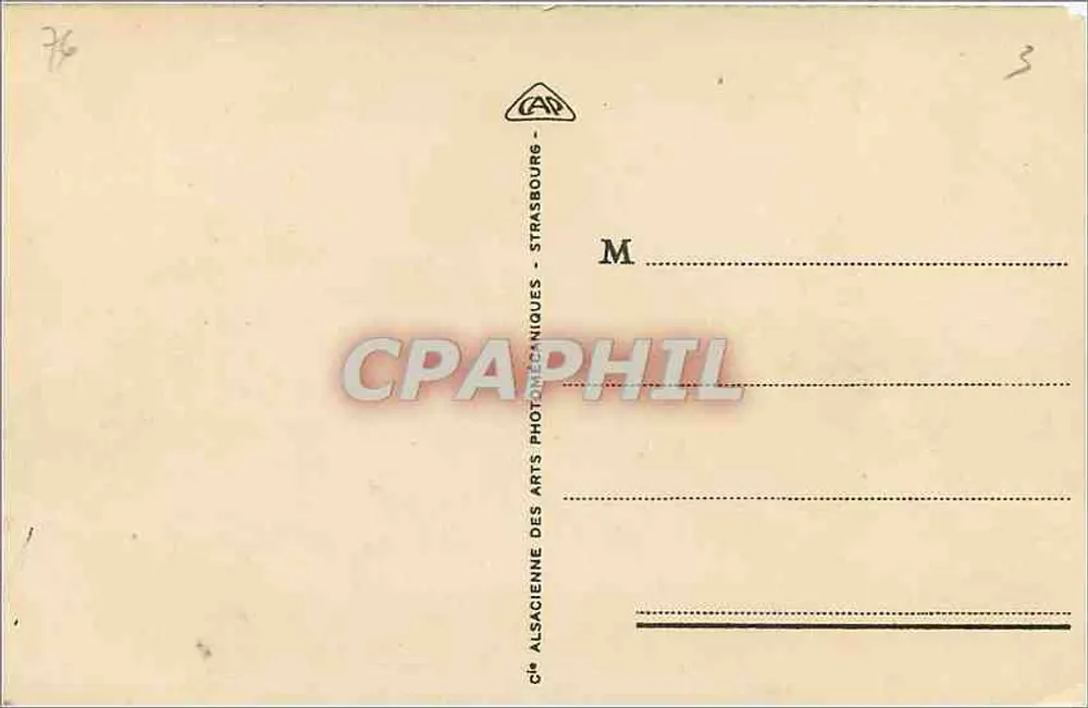 ले हावर - ला बोर्स, दक्षिण फ़ासेड और स्क्वायर — पुराना पोस्टकार्ड संख्या 67 - पीछे