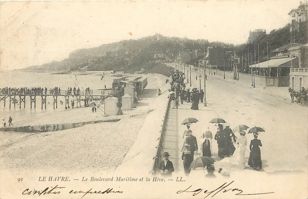 Le Havre — Le Boulevard Maritime et la Hève — LL. - Recto