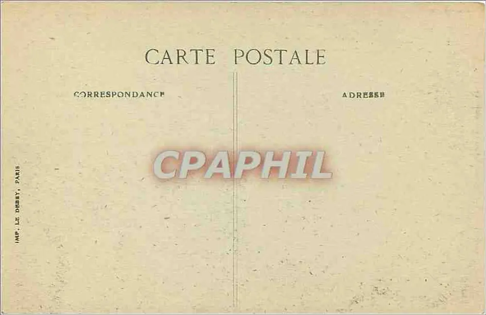 Le Havre — Transatlantischer Dampfer 'La Touraine' — G. Forcenici, Le Havre - Rückseite