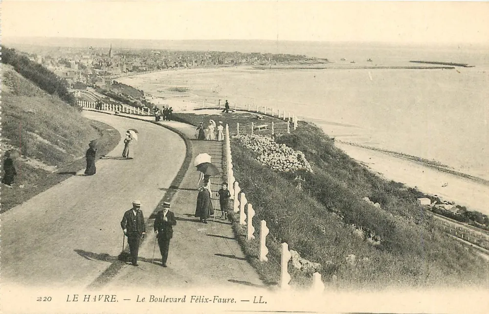Le Havre — O Boulevard Félix-Faure — LL. — n° 220 - Frente