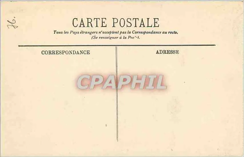 Le Havre — O Boulevard Félix-Faure — LL. — n° 220 - Verso