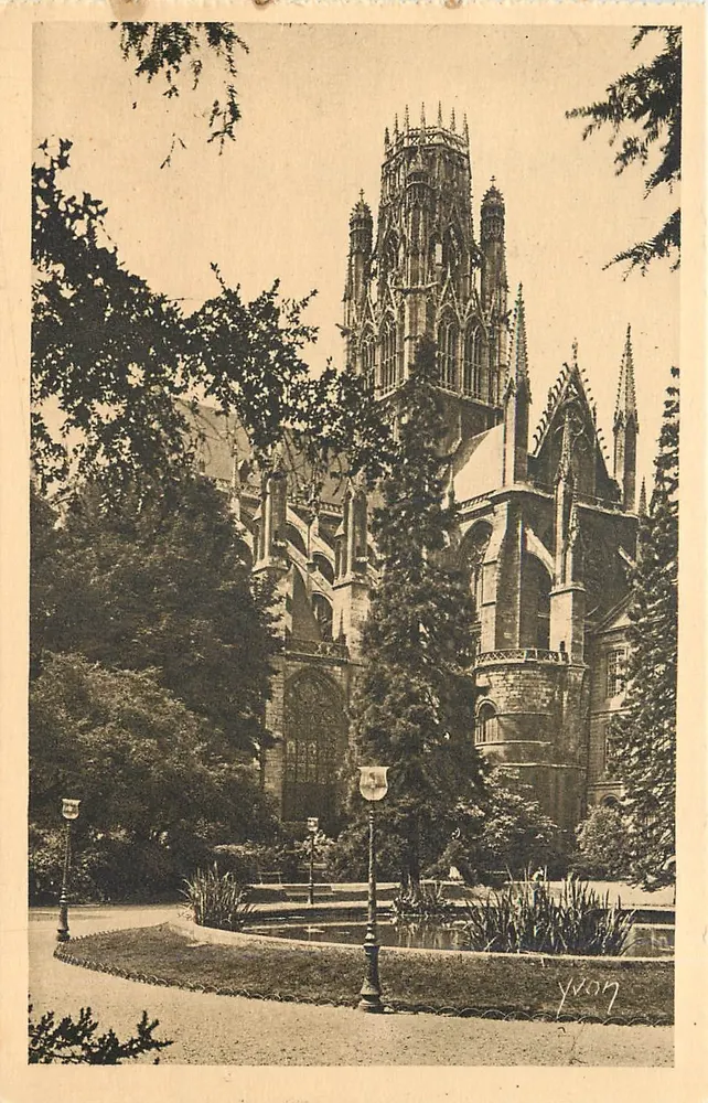 Kerk van Sint Ouen — Rouen — Editeurs d'Art YVON - Voorkant