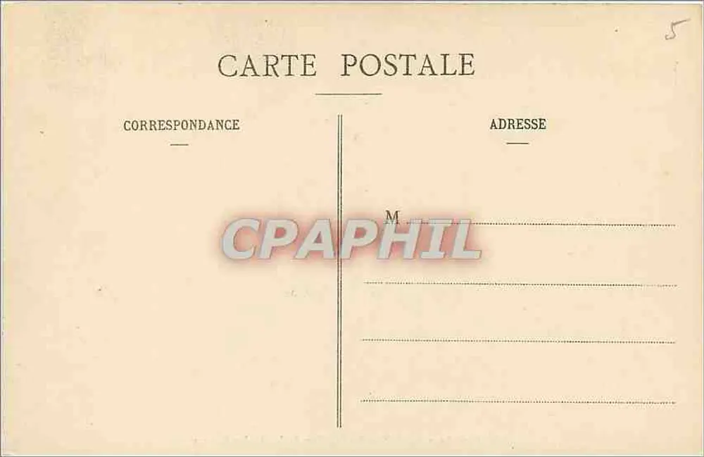 Le Papillon du Jardin des Plantes — Rouen — C.V. 280 - Verso