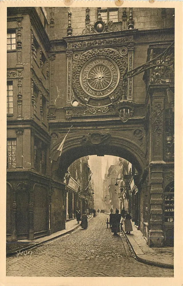 A Grande Relógio — Rouen — Edição de Arte YVON - Frente