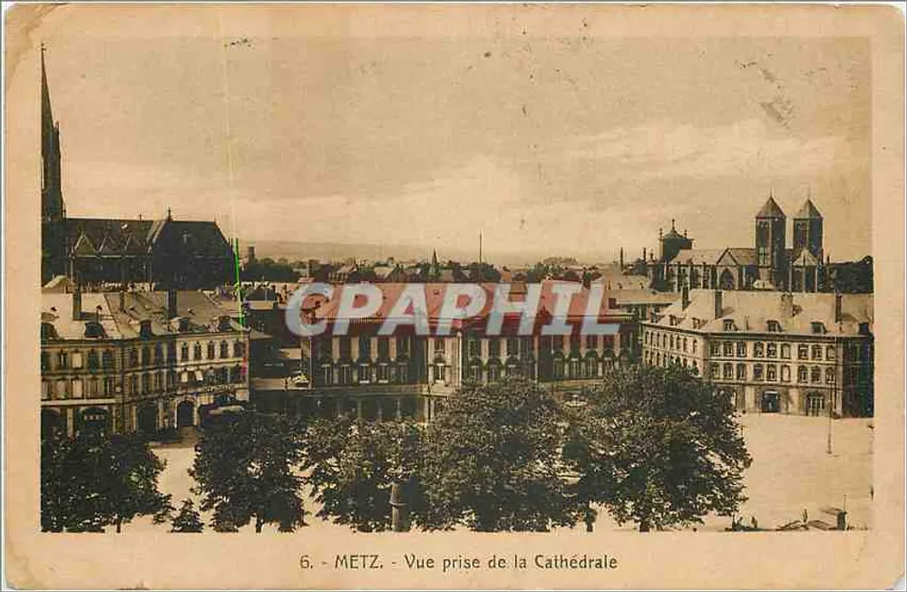 Metz — Vue prise de la Cathédrale — n°6 - Recto