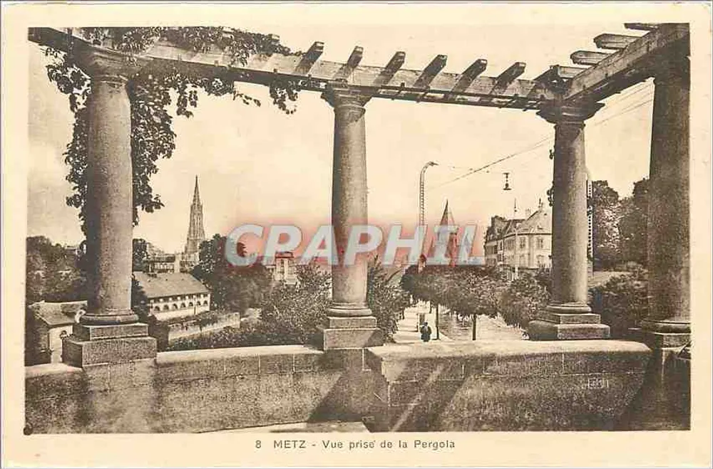 Metz — Vue prise de la Pergola — Édition Ch. Fischer, Metz-Nord - Recto