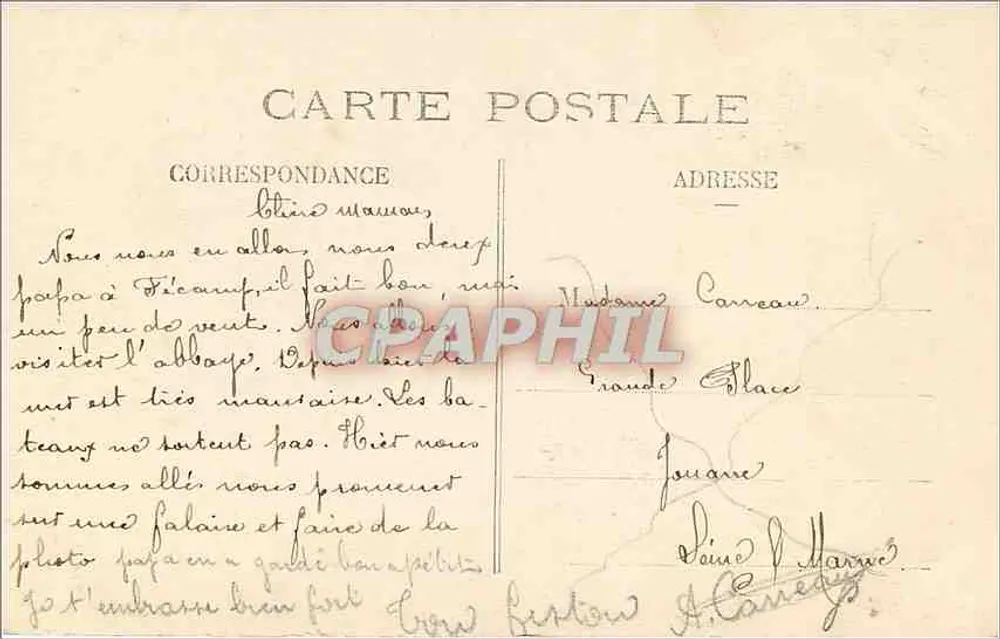 La Bénédictrine à Fécamp — La Fontaine en Fer forgé — n°12 - Verso