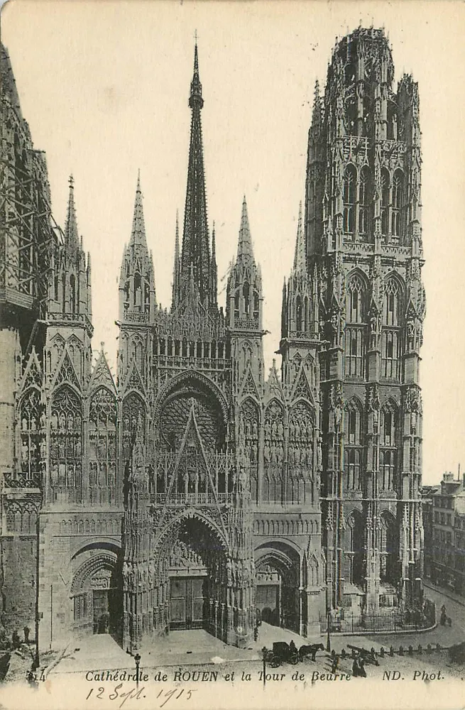 Cathédrale de ROUEN et la Tour de Beurre — ND. Phot. — n°24 - Recto