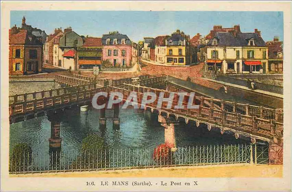 Le Mans (Sarthe) - O Pont en X - Frente